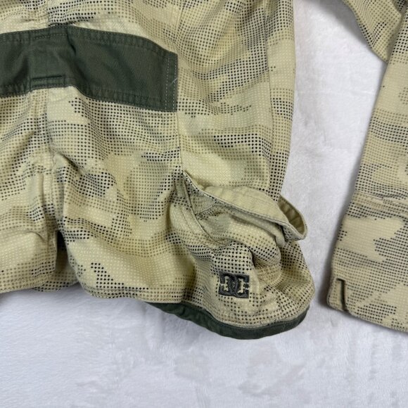 DC Shoes Military Jacket Beige Women's M Utility Camo Pockets - Picture 6 of 10